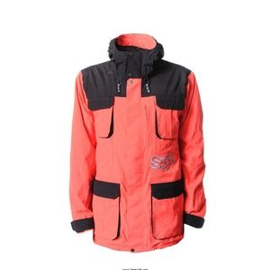 Saga Anomie 2L Snow Jacket - Small - Orange/Black